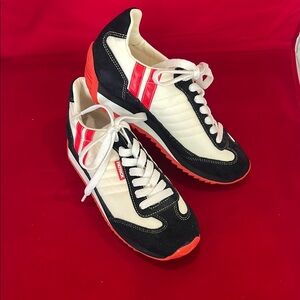 Black and White Chunky Sole Sneakers